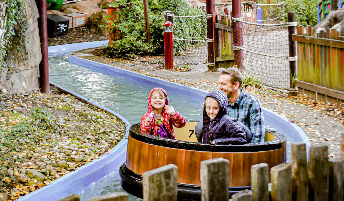 All Aboard The Jolly Pirate Boat Ride At Sundown Adventureland