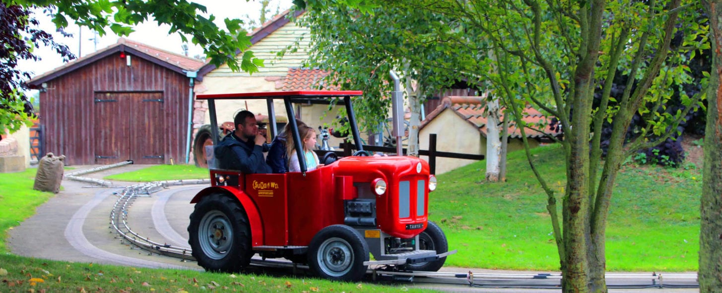 Tractor Ride Sundown Adventureland 1455X591