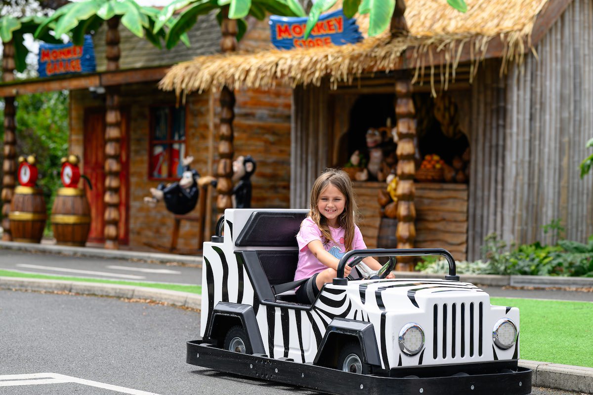 Monkey Mayhem Driving School At Sundown Adventureland Theme Park In Nottinghamshire 6